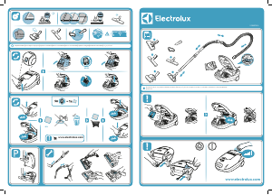 Прирачник Electrolux ECE33EB Правосмукалка