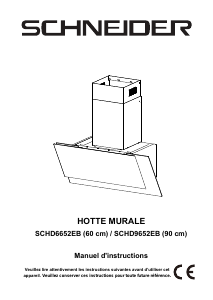 Mode d’emploi Schneider SCHD6652EB Hotte aspirante