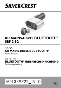 Mode d’emploi SilverCrest SBF 2 B2 Kit mains-libres
