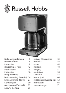 Kullanım kılavuzu Russell Hobbs 20180-56 Illumina Kahve makinesi
