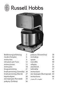 Manual Russell Hobbs 20181-56 Illumina Máquina de café