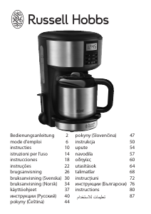 Manual Russell Hobbs 20690-56 Buckingham Máquina de café