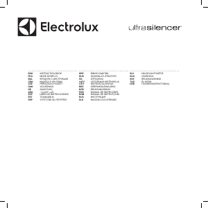 Прирачник Electrolux USDELUXE Правосмукалка