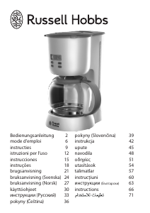 Manual Russell Hobbs 21170-56 Precision Control Coffee Machine