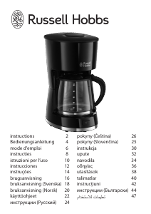Manual Russell Hobbs 21420-56 Mode Máquina de café