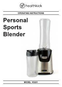 Handleiding Healthkick K3201 Personal Sports Blender