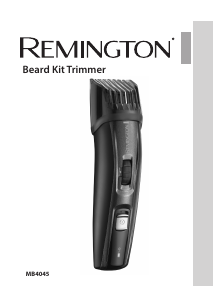 Руководство Remington MB4045 Триммер для бороды