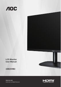 Handleiding AOC 24B2XHM2 LCD monitor