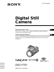Handleiding Sony Cyber-shot DSC-F707 Digitale camera
