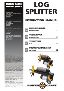 Bruksanvisning Power Craft 50482 Vedklyv