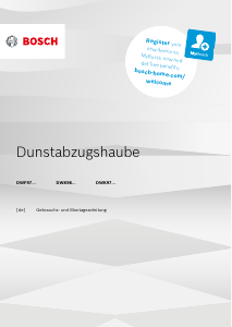Bedienungsanleitung Bosch DWK98PS62 Dunstabzugshaube