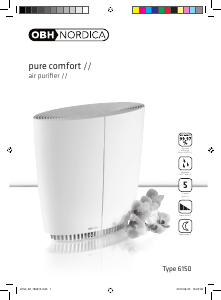 Käyttöohje OBH Nordica 6150 Pure Comfort Ilmanpuhdistin