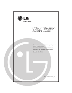 Manual LG 14SB2RB-TJ Television
