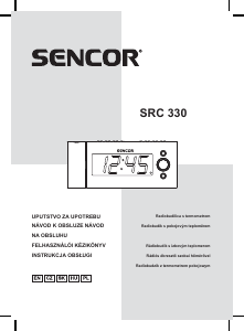Manuál Sencor SRC 330 GN Rádio s alarmem