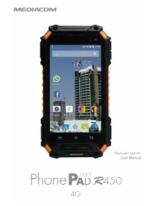 Manuale Mediacom PhonePad Duo R450 4G Telefono cellulare