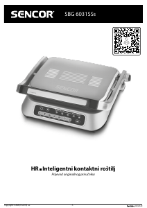 Priručnik Sencor SBG 6031SS Kontaktni roštilj