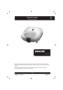 Priručnik Sencor SSM 1100 Kontaktni roštilj