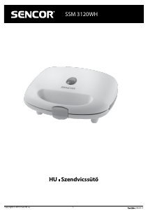 Használati útmutató Sencor SSM 3120WH Kontaktgrill
