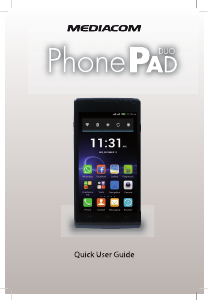 Manual Mediacom PhonePad Duo X470U Mobile Phone