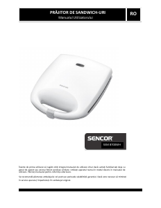 Manual Sencor SSM 8700WH Grătar electric