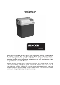 Manual Sencor SCM 2025 Cutie termoelectrica