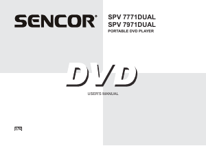 Handleiding Sencor SPV 7971DUAL DVD speler