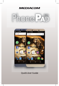 Руководство Mediacom PhonePad Duo X555U Мобильный телефон