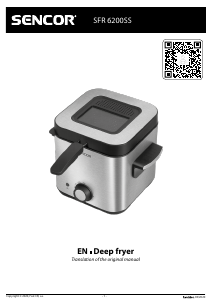 Manual Sencor SFR 6200SS Deep Fryer