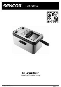 Manual Sencor SFR 7200SS Deep Fryer