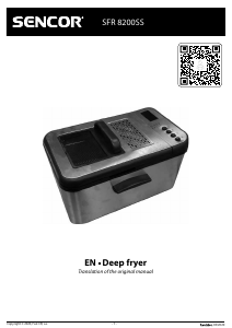 Manual Sencor SFR 8200SS Deep Fryer