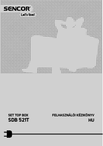 Használati útmutató Sencor SDB 521T Digitális audiovevő