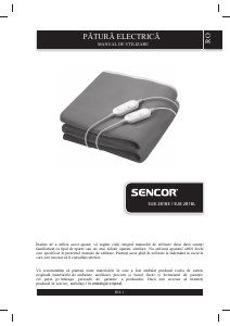 Manual Sencor SUB 281BE Patura electrica