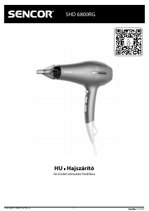 Használati útmutató Sencor SHD 6800RG Hajszárító