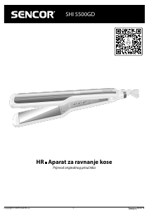 Priručnik Sencor SHI 5500GD Pegla za kosu