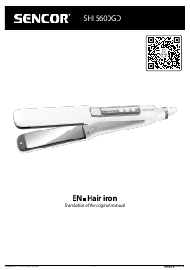 Handleiding Sencor SHI 5600GD Stijltang