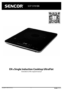 Manual Sencor SCP 3701BK Hob