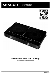 Manual Sencor SCP 4201GY Hob