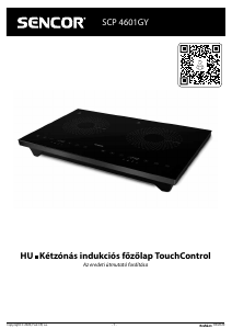 Használati útmutató Sencor SCP 4601GY Főzőlap