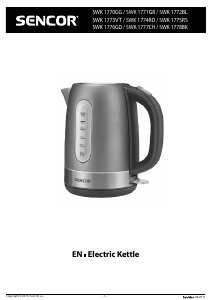 Manual Sencor SWK 1778BK Kettle