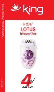 Handleiding King P 2387 Lotus Epilator