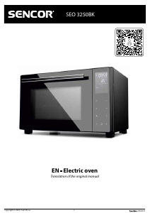 Handleiding Sencor SEO 3250BK Oven