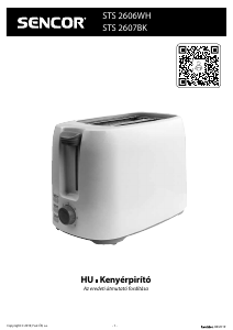 Használati útmutató Sencor STS 2607BK Kenyérpirító