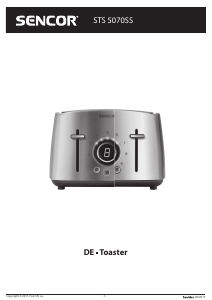 Bedienungsanleitung Sencor STS 5070SS Toaster