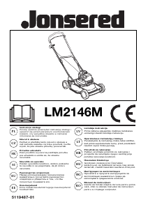 Rokasgrāmata Jonsered LM 2146 M Zāles pļāvējs