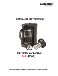 Manual Albatros Dolce 2in1 Cafetieră