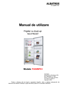 Manual Albatros FA54NFX+ Combina frigorifica