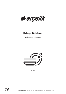 Kullanım kılavuzu Arçelik AB 240 Bulaşık makinesi