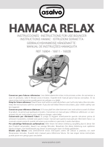 Manual Asalvo 16928 Relax Espreguiçadeira para bebê