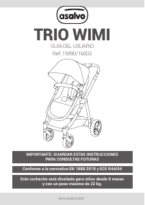 Manual Asalvo 16003 Trio Wimi Stroller