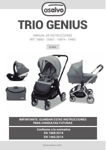 Handleiding Asalvo 168500 Trio Genius Kinderwagen